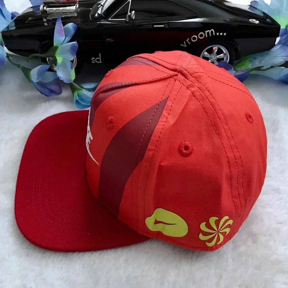 Nike NWOT Orange and Dark Red Baseball Cap for Boys Infants